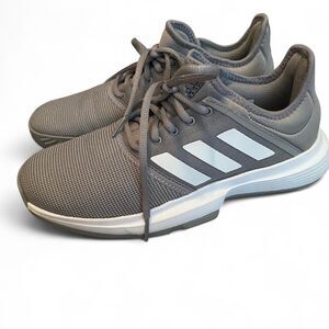 Adidas Women's Grey Court 2 Sneakers Trainers Size 8